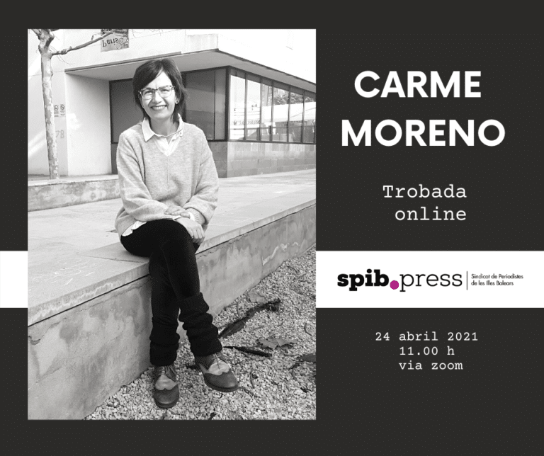 Carme Moreno: "Escric per una necessitat vital d'explicar coses i treure fantasmes fora"